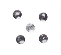 Rock Off Trade Badge/Button Darkthrone Old Star Set of 5 Multicolours Onesize