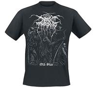 Darkthrone Men's Black Old Star Short Sleeve Cotton T-Shirt (L, Regular)