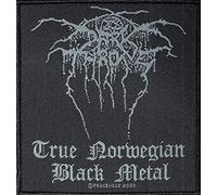 Darkthrone True Norweigan Black Metal Patch/Aufnäher, Gewebt [SP1714], 1 Metal Rectangular Black S, Perverted Taste Music GmbH