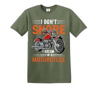 Darkwear Funny I Don't Snore I Dream I'm A Motorcycle Snoring T-Shirt Biker Joke Tshirt