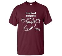 Darkwear Inspiral Carpets Madchester Happy Mondays Men's T-Shirt Colours(Maroon,L)