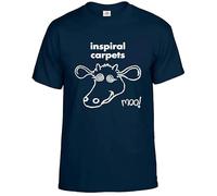 Darkwear Inspiral Carpets Madchester Happy Mondays Men's T-Shirt Colours(Navy,3XL)
