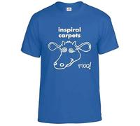 Darkwear Inspiral Carpets Madchester Happy Mondays Men's T-Shirt Colours(Royal Blue,3XL)