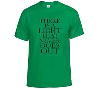 Darkwear There is A Light The Smiths T-Shirt Morrissey Men's Gift Top tee S to 5XL(Irish Green-Black,XXL)