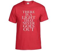 Darkwear There is A Light The Smiths T-Shirt Morrissey Men's Gift Top tee S to 5XL(Red,L)