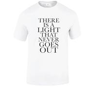 Darkwear There is A Light The Smiths T-Shirt Morrissey Men's Gift Top tee S to 5XL(White,L)