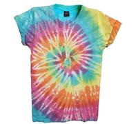 Darkwear TIE DYE T Shirt Hipster Fashion Festival Grunge Rainbow TyeDie Tshirt 14 (L)