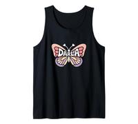 Darla Butterfly - Personalized Cute Name Word Art Tank Top