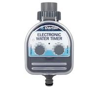 Darlac Electronic Water Timer - 2 Dial Function for Multiple Watering Options, Frequency and Run Time - Garden Hose Fitting