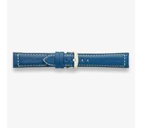 Darlena Wimborne Blue Padded Leather Watch Strap LS1398 BLU 20MM (11) (SS)