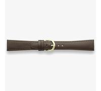 Darlena Windsor XL Brown Leather Gold Buckle Watch Strap 1201XL