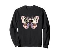 Darlene Butterfly - Personalized Cute Name Word Art Sweatshirt