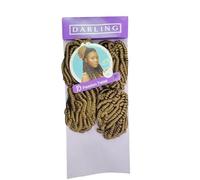 Darling Empress Passion Twist Crochet Hair - 100% Synthetic, Long Wavy Hair Extension, Colour 27, Lightweight & Easy to Install