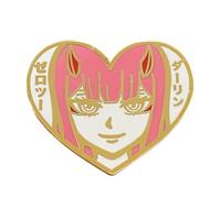 Darling In The Franxx Code:002 Nine Iota Zero Two 1.25" ENAMEL PIN BADGE