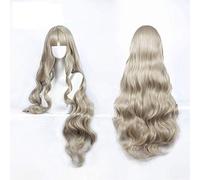 DARLING in the FRANXX Code 556 KOKORO Cosplay Wig Long Wavy Curly Synthetic Hair + Wig Cap One Size as the picture show