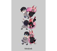 Darling in the FranXX - Hiro & Zero Two Notebook: 6x9 120 Pages, Ruled Notebook, Journal, Daily Diary, Organizer, Planner