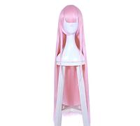 DARLING in the FranXX Zero Two Cosplay Wigs 02 Cosplay Wig Long Pink Straight Halloween Heat Resistant Synthetic Hai