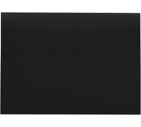 Darling Souvenir A1 Black Invitation Envelopes (3 5/8 x 5 1/8) Straight-Flap 80 LBS Perfect for Invitations, Greeting Cards, RSVP, Photo, Wedding, Letters -Pack & Colors Available