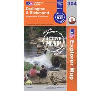 Darlington and Richmond: No. 304 (OS Explorer Map Active)