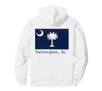 Darlington, South Carolina USA State Flag Souvenir Pullover Hoodie