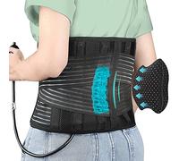 DARLIS Back Brace - Back Support Belt with Removable Inflatable Pad for Herniated Discs, Sciatica, Lumbar Support for Men and Women Lower Back Pain Relief, Heavy Lifting, Houseworking L/XL(40"- 50")