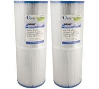 DARLLY 2 x Filters Twin Pack Spa Hot Replacement for Pleatco PRB25IN Unicel C-4326, Filbur FC-2375, SC704, 42513, 8512, RD26, 25 sq ft, Pentair R173434, Waterway 817-5000, Dynamic RDC-25, 2 Pack