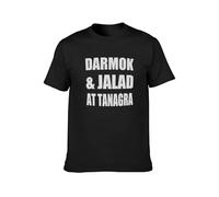 Darmok and Jalad at Tanagra Mens T-Shirt Casual Cotton Tees Tops Black XXL