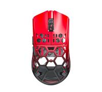 Darmoshark M2 Wireless Mouse BT5.0 2.4G 4KHz Receiver Wired Tri-Mode Rechargeable Gaming Mouse Lightweight Design 26000DPI Adjustable Ergonomic Design Large-capacity Battery For (Red & Black)