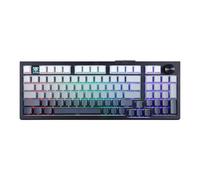 Darmoshark TOP98 Wireless Mechanical Keyboard, Triple Mode 2.4G/BT5.0/USB-C Hot Swappable Mechanical Keyboard with Software Support and Massive Battery 4000Mah-Black