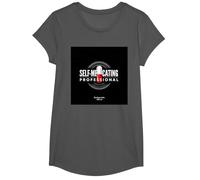 Darn I'm Addicted: Self-Medicating Professional Humor T-Shirt, Girls, Asphalt, Medium