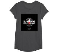 Darn I'm Addicted: Self-Medicating Professional Humor T-Shirt, Girls, Dark Heather Grey, Medium