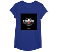 Darn I'm Addicted: Self-Medicating Professional Humor T-Shirt, Girls, Royal Blue, Medium