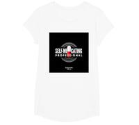 Darn I'm Addicted: Self-Medicating Professional Humor T-Shirt, Girls, White, Medium