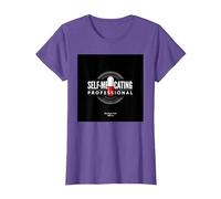 Darn I'm Addicted: Self-Medicating Professional Humor T-Shirt, Women, Purple Heather, S