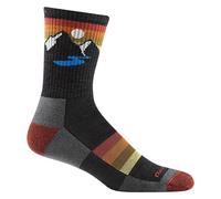 Darn Tough Men's Sunset Ridge Micro Crew Lightweight with Cushion Sock (Style 1997) - Charcoal, Medium