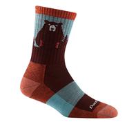 Darn Tough Bear Town - Wandelsokken - Paars - Dames - Micro Crew - Lightweight