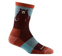 Darn Tough Bear Town - Wandelsokken - Paars - Dames - Micro Crew - Lightweight
