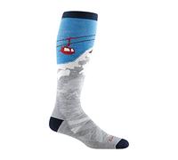 Darn Tough Heady Yeti OTC Men's Midweight Cushion Socks (Style 8043), grey, M