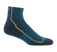 Darn Tough Vermont Darn Tough Men's Hiker Quarter Midweight with Cushion Hiking Sock (Style 1959) - Dark Teal, X-Large