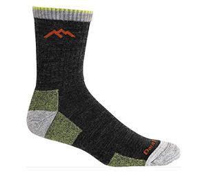 Darn Tough Hiker Micro Crew Men's Socks, 1466-Lime, M, (UK 7.5-9)
