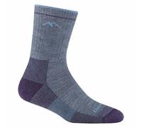 Darn Tough Vermont Women Merino Wool Micro Crew Socks Cushion, Light Denim, L