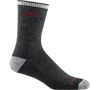Darn Tough, Hiker (Style #1466), Merino Wool, Micro Crew, Midweight, Men’s Cushioned Hiking Socks - Black Large