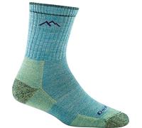 Darn Tough, Hiker (Style #1903), Merino Wool, Micro Crew, Midweight, Women’s Cushioned Hiking Socks - Aqua Heather Large