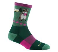 Darn Tough Ladies Merino Wool Animal Patterned Hiking Boot Socks - L - Moss