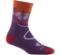 Darn Tough Ladies Micro Crew Patterned Cushioned Hiking Socks - - Size: L