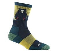 Darn Tough Ladies Novelty Bear Patterned Hiking Merino Socks - M - Dark Teal