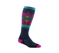 Darn Tough Ladies Over-the-Calf Midweight Ski Snowboard Merino Cushioned Socks - M - Eclipse