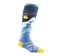Darn Tough Ladies Over-the-Calf Patterned Lightweight Ski Snowboard Merino Wool Socks - M - Midnight