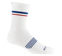 Darn Tough Men's Element Micro Crew Lightweight Running Sock (Style 1118) -, White, Large