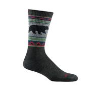 Darn Tough Mens Merino Wool Boot Midweight Seamless Patterned Hiking Socks - M - Charcoal